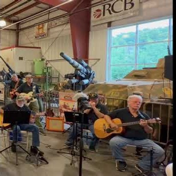 The Band of Veterans and Friends at the Museum of American Armor, performing “Ain’t No Sunshine”!
