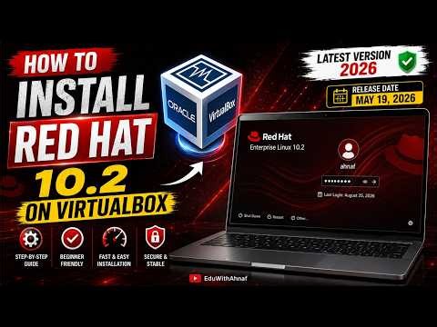 Install Red Hat on VirtualBox [2026] | Red Hat Enterprise Linux 10.2 | Step-by-Step Guide
