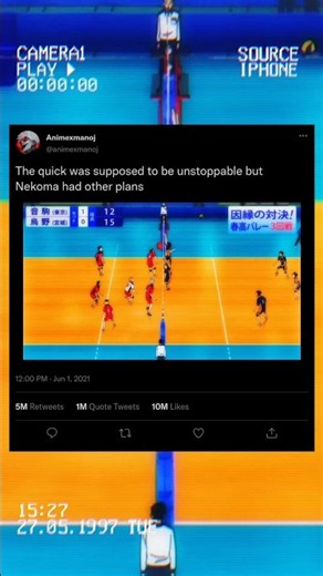 they not even expected that #haikyuu #anime #sports