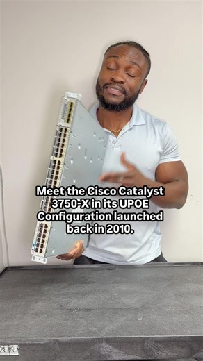 Cisco Catalyst 3750-X Was A PoE+ Industry First