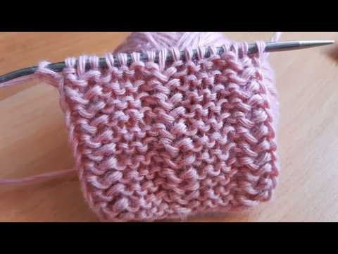 Reversible Knitting Stitch ✨ Beautiful Pattern on Both Sides