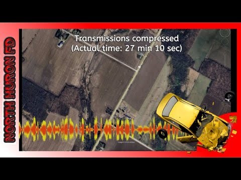 Wingham - Crash Notification On London Road (FD Audio Only)