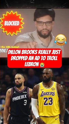 Dillon Brooks DROPS “King Blocker 9000” Ad to TROLL LeBron 😂👑🚫