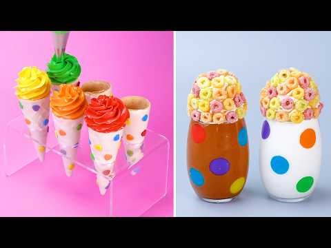 Best Of FEB | Fancy Chocolate Cake Decorating Tutorials | So Yummy Rainbow Cake Compilation