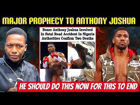 BREAKING‼️Prophet Uebert Angel’s Prophecy To Anthony Joshua Before Devastating Accident…