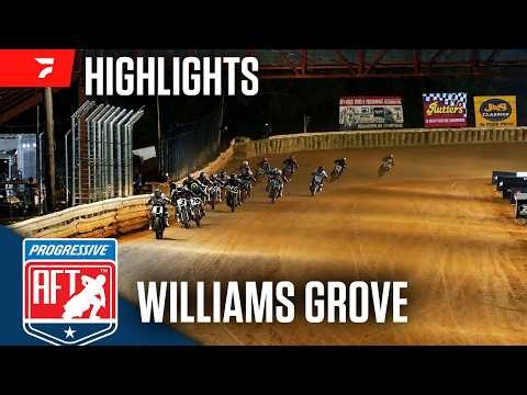 American Flat Track at Williams Grove Speedway 7/11/26 | Highlights