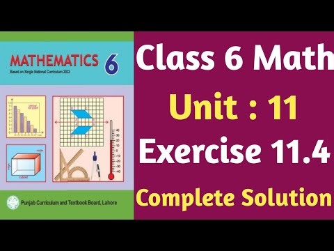Class 6 Math Unit 11 Exercise 11.4 Full Solution | Mean Median Mode | Data Management Class 6 Math
