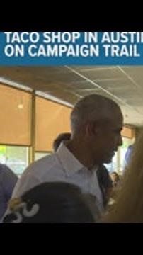 Former Pres. Obama campaigns for Texas Democrats