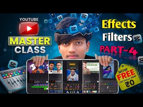 CapCut Master Class Part 4 | Effects, Filters & Animationl ( Beginner to Pro )