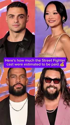 💸Revealing the estimated salaries and net worths of the Street Fighter movie cast!💰 #StreetFighter #HollywoodSalaries #JasonMomoa #NoahCentineo #CelebrityNetWorth