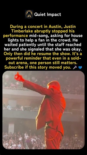 "Sorry Everybody, One Second" — Then the Show Stopped 🎤💙