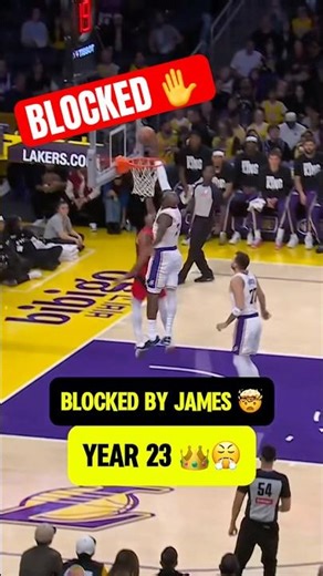 LeBron CHASE DOWN BLOCK 🍿