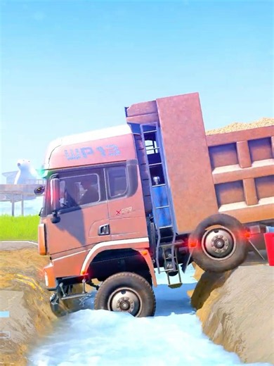 Spintires: MudRunner -SHACMAN DELONG X3000 Towing a Truck on a Snowy Road Ep 824