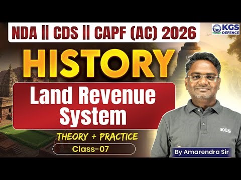 NDA | CDS | CAPF (AC) 2026 | History | Revolt Of 1857 Part-01 | Class-08 | Amarender Sir | KGS