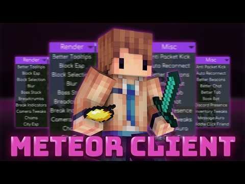 Meteor Client For Minecraft 2026 | Minecraft Hacked Client 1.21+ | Tutorial 2026