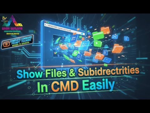 CMD DIR Command | Directory Me Files Aur Subdirectories List Karein