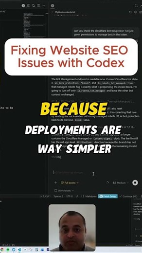 How to fix your website SEO issues with codex #aiagents #pagespeedrank #codex #seoaudit