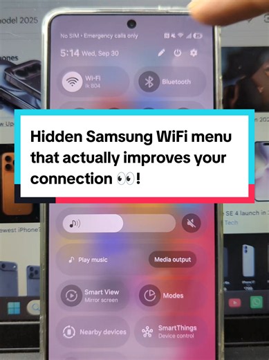 Hidden Samsung WiFi menu that actually improves your connection 👀! #wifi #samsung #techtips #oneui85 #PhoneTricks