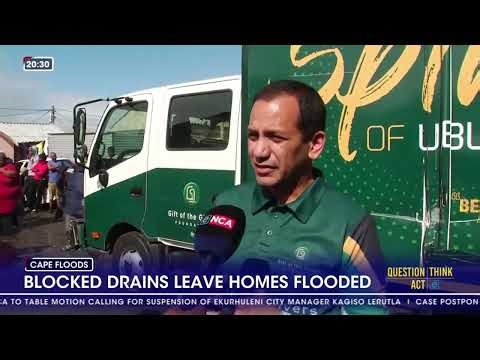 Blocked drains leave Dunoon homes flooded