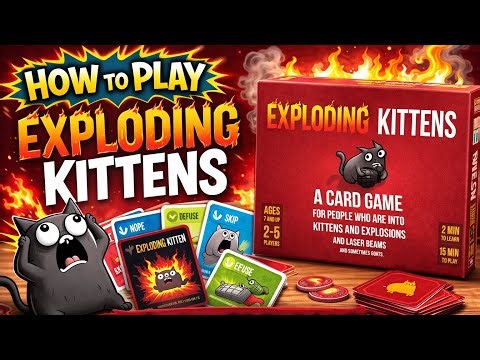 How to Play Exploding Kittens | Beginner Guide & Rules Explained