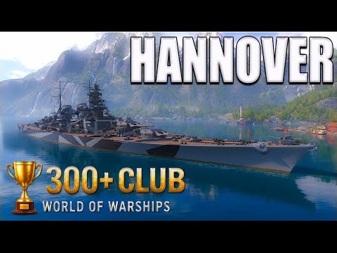 Hannover Enters the 300+ Club | 300,000+ Damage German Tier XI Battleship | WoWS