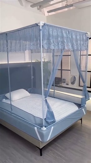 Drop-Resistant Bed Mosquito Net - This Bed Safety Canopy Turns Any Bed Into a Safe Zone for Kids ▶️