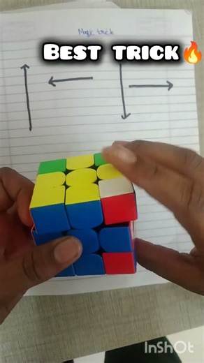 Best trick 🔥 | Rubik's cube | Cubing | Speedcubing | How to solve a Rubik's cube #shorts #fyp #cube