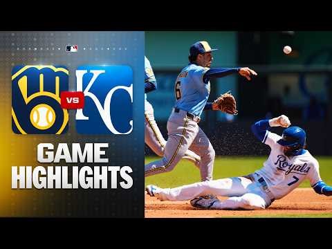 Brewers vs. Royals Game 1 Highlights (4/4/26) | MLB Highlights