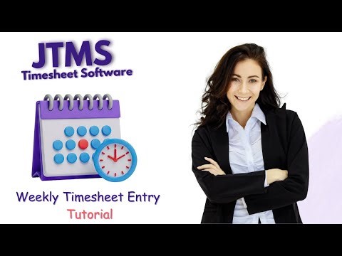 JTMS Timesheet Software | Weekly Timesheet Entry Tutorial (Client, Project & Approval Flow)