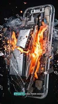 What If Your Phone Battery Exploded? 😱 #shorts #youtubeshorts #viral #trending #phone #battery