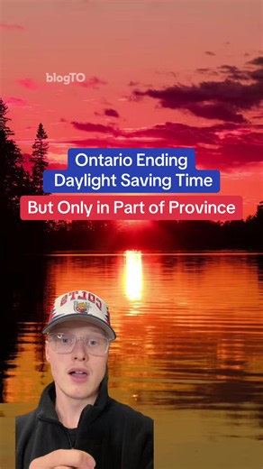 Ontario ending daylight saving time in Northwestern Ontario 🕰️ #toronto #ontario #daylightsavingtime #timechange #canada