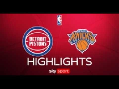 NBA Highlights | Detroit Pistons @ New York Knicks | Sky Sport