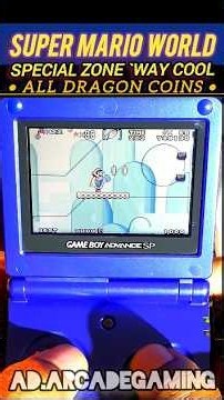 Super Mario Advance 2 Special Zone Way Cool All Dragon Coins Collected Nintendo Game Boy Advance GBA