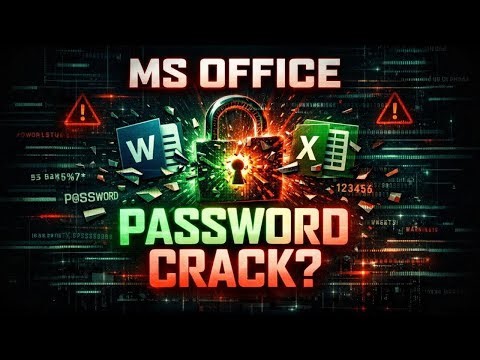 MS Office Password Crack (Ethical Real Demo)