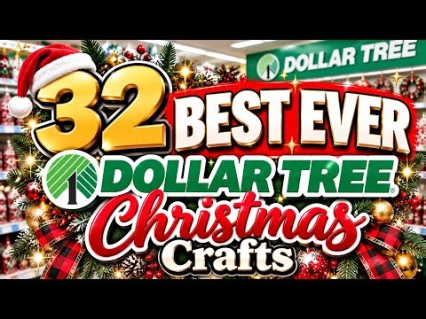 32 GORGEOUS 🌟 Dollar Tree DIY Crafts For Christmas. Christmas Crafts