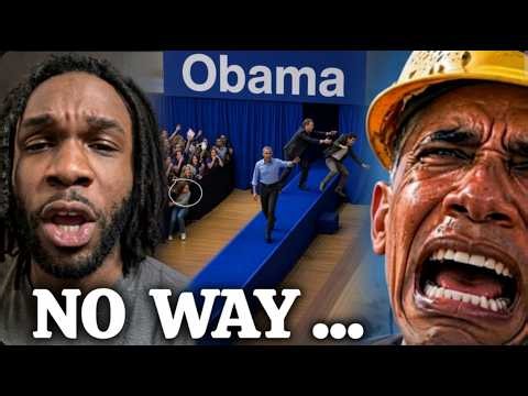 Michelle MELTDOWN as Obama GETS BOOED Off Stage and FALLS APART..Fox News Catches it, Jelly Roll