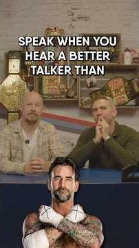 Speak When You Hear A Better Talker Than CM Punk #Wrestling #Game #WWE #Challenge #CMPunk #Promo