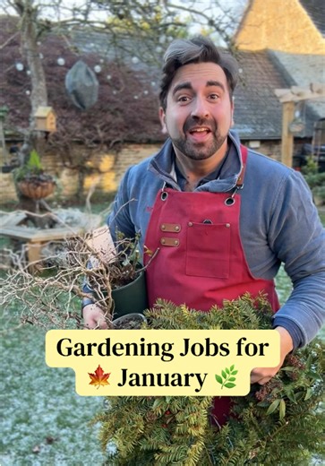 Quick and easy gardening jobs for January to get your garden ready for this year. Just because it’s cold outside this January doesn’t mean you can’t get planting, pruning and growing! @Cherry Lane Garden Centres #gardeningtips #wintergarden #gardeningjobs #januarygarden