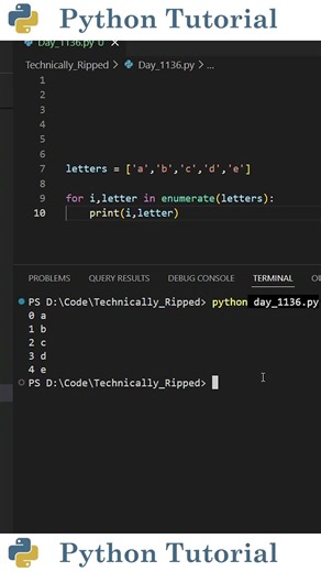 Enumerate's Start Parameter | Python Tutorial