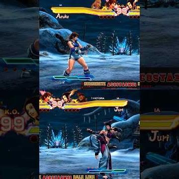 🥋 Asuka & Lili 🆚 Juri & M. Bison 🥊 #shorts