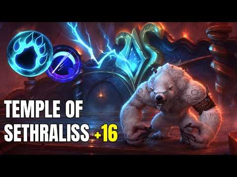 WoW Midnight Season 2 M+ Temple of Sethraliss +16 Guardian Druid with PUGs