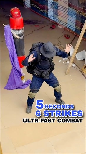 Military Kung Fu Master | 6 Deadly Strikes in 5 Seconds 🔪 #martialarts