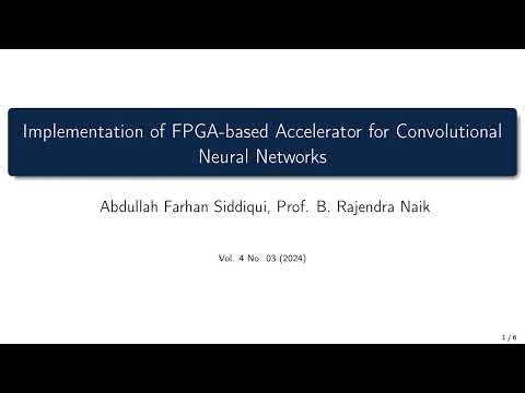 Implementation of FPGA-based Accelerator for Convolutional Neural Networks