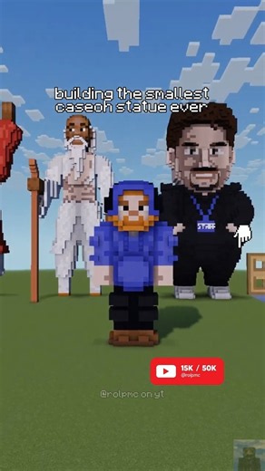 DON'T LET CASEOH SEE THIS 😭 #caseoh #minecraftshorts