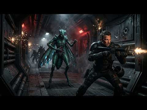 When All Her Guards Fled, Only the Human Soldier Remained to Defend the Alien Queen | HFY