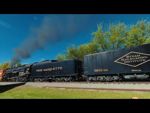 1225 being ferried from Owosso to Saginaw.