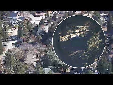 First aerial view shows storm destruction in SoCal