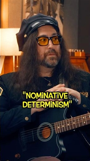 Sean Ono Lennon on nominative determinism! #guitar #music #shorts ￼
