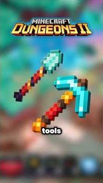 DIAMOND TOOLS in Dungeons 2! #minecraftdungeons2