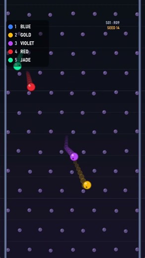 GRAVITY CUP · Season 1, Round 9 · Scatter